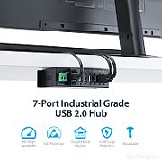 7 PORT RUGGED USB HUB/._8