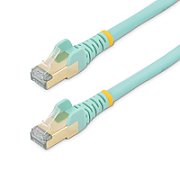 PATCH CABLE CAT6A 0.5M AQUA/STP 10GBIT/S M/M SNAGLESS_1