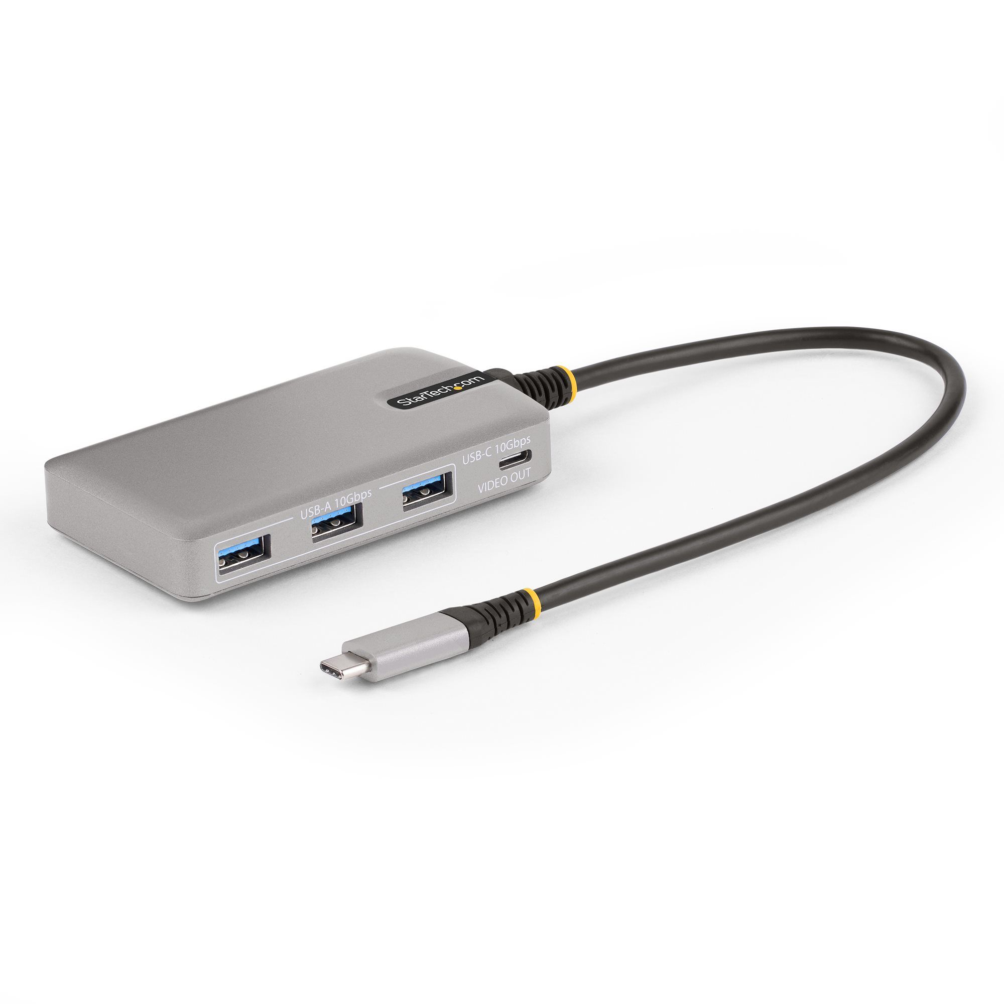 4-PORT USB-C 10GBPS HUB/- 3X USB-A/1X USB-C FOR LAPTOPS_2