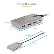 4-PORT USB-C 10GBPS HUB/- 3X USB-A/1X USB-C FOR LAPTOPS_14