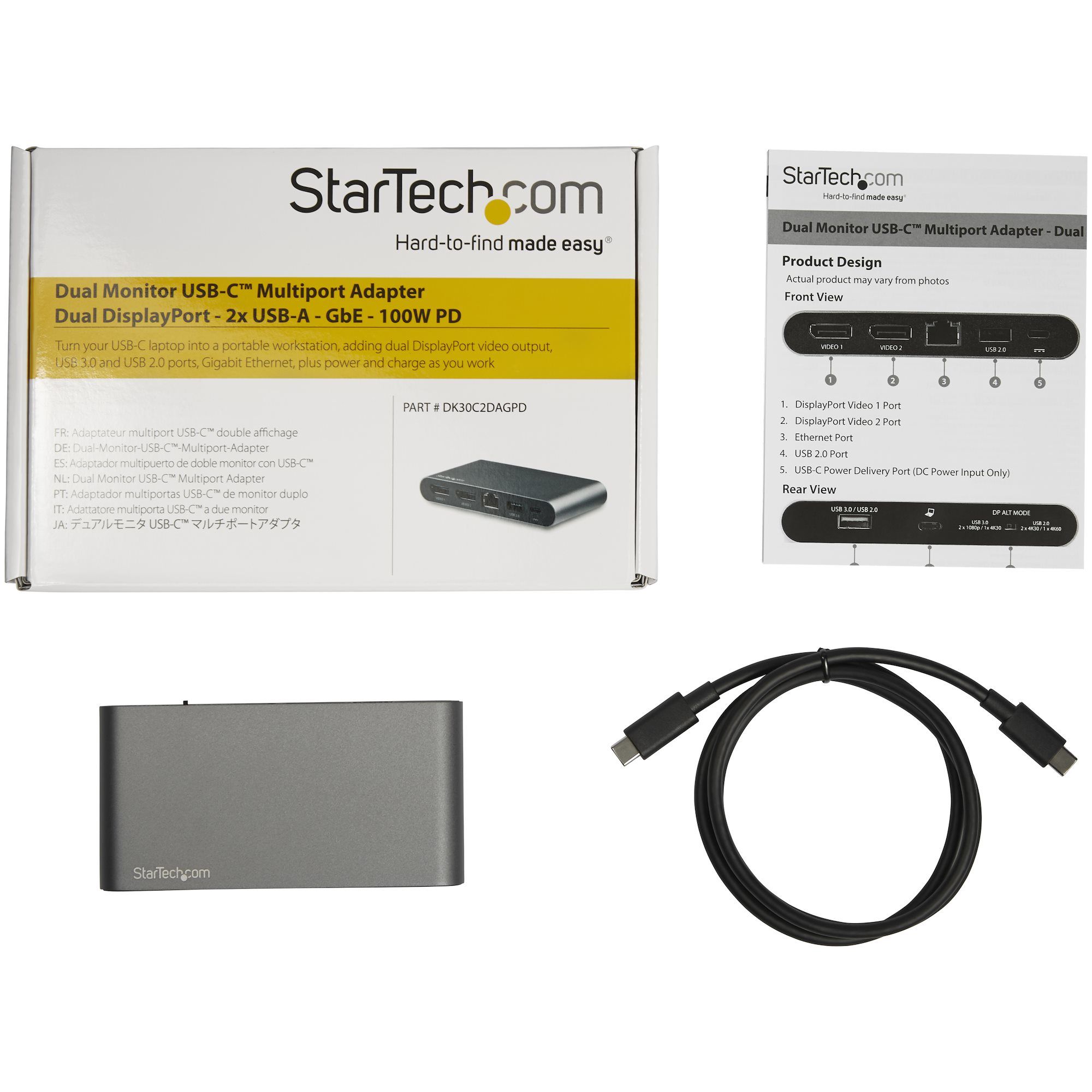 USB-C MULTIPORT ADAPTER 2XDP/._5