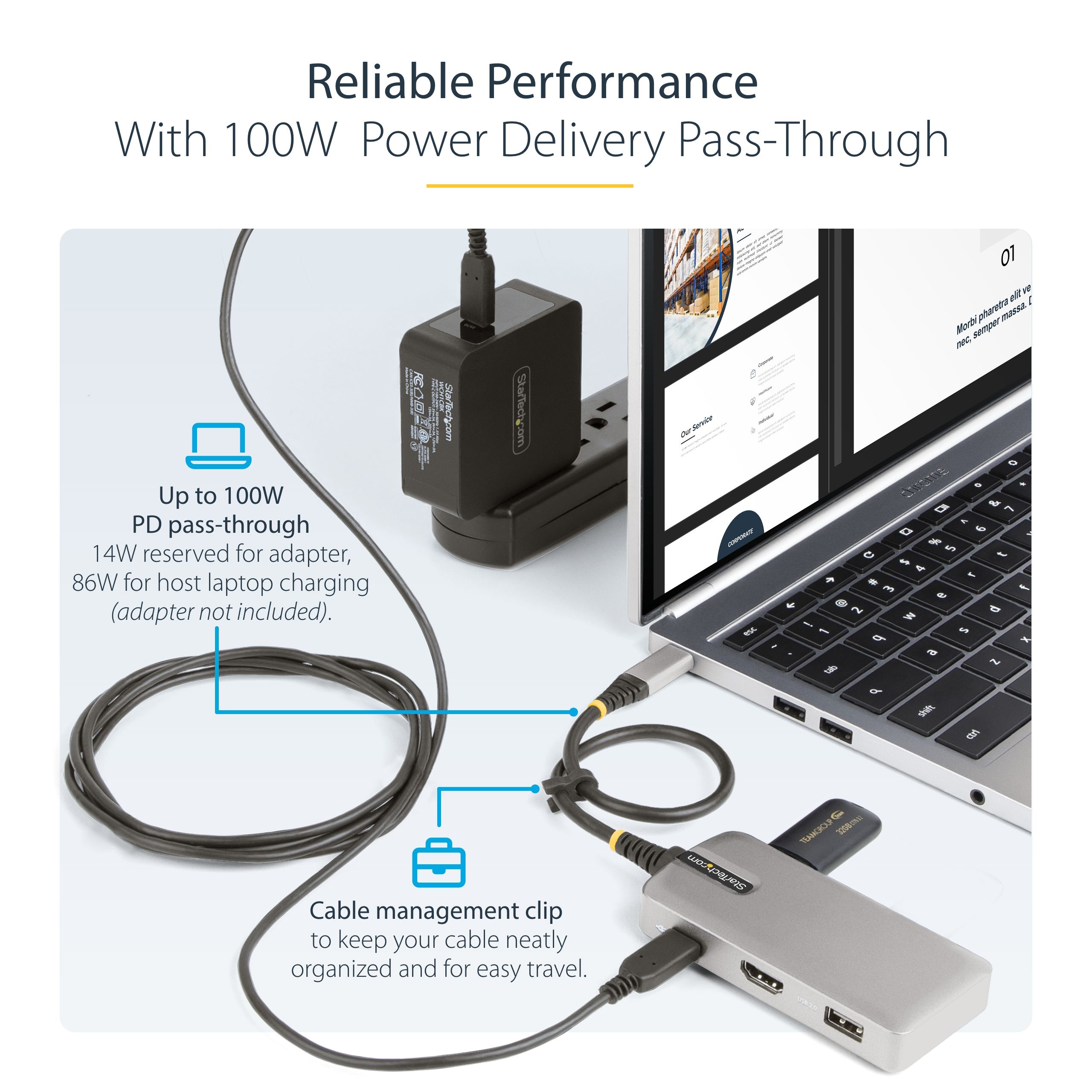 USB-C MULTIPORT ADAPTER HDMI/- 3-PORT USB HUB MINI HUB_11