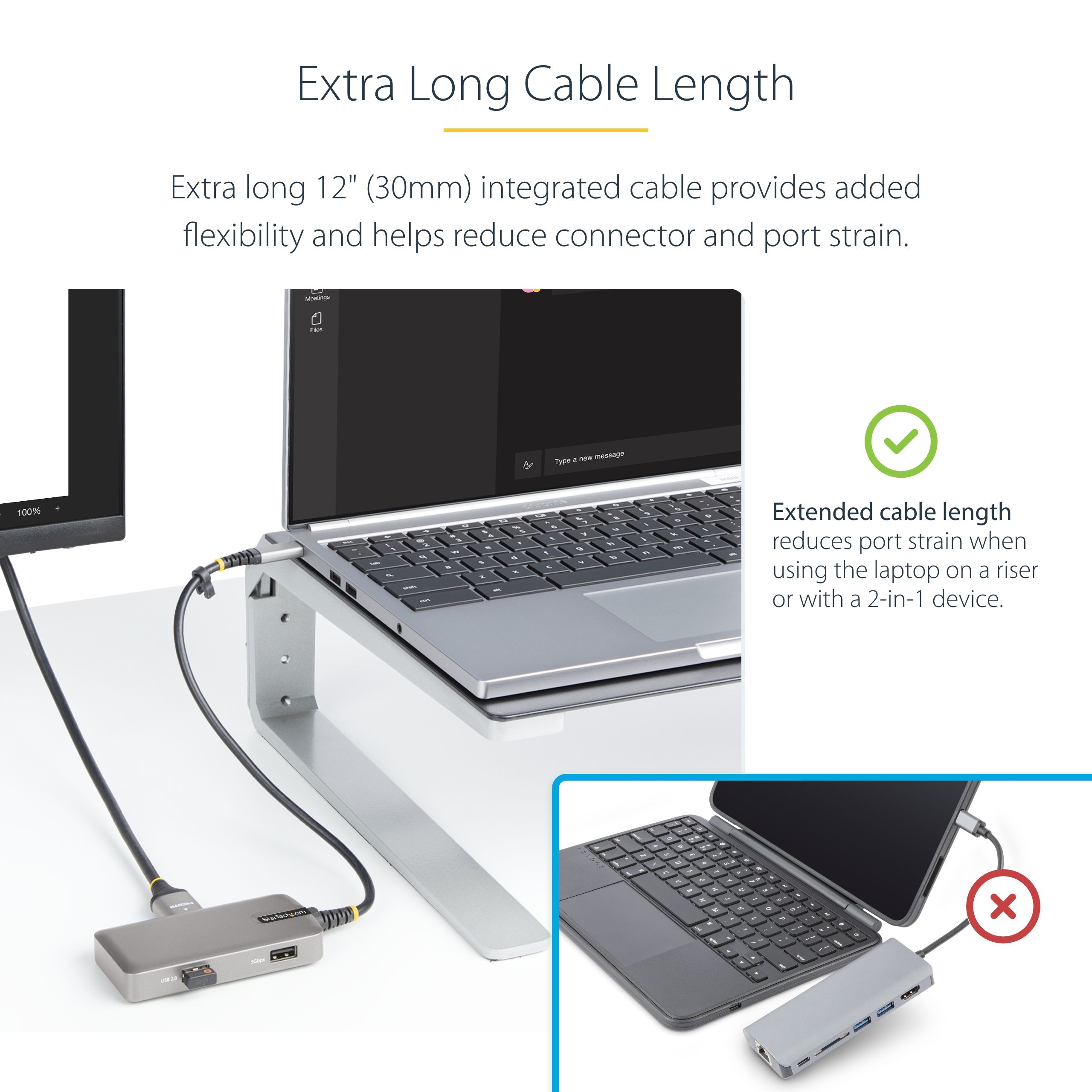 USB-C MULTIPORT ADAPTER HDMI/- 3-PORT USB HUB MINI HUB_10