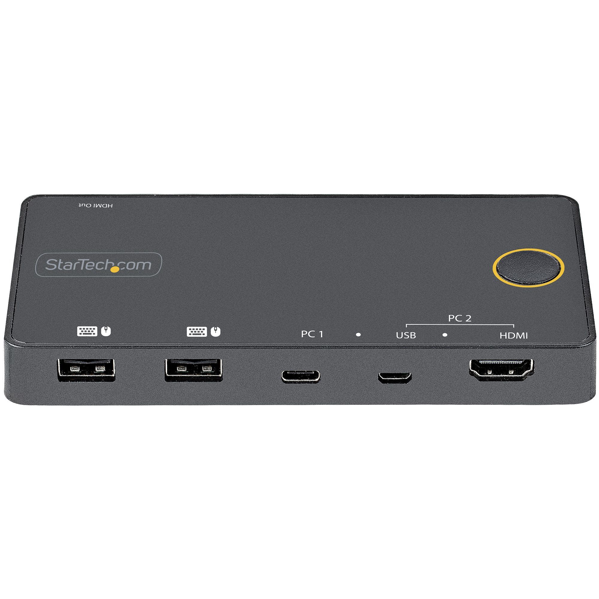 2 PORT HYBRID USB-C KVM SWITCH/KVM SWITCH - 4K 60HZ HDMI 2.0_2