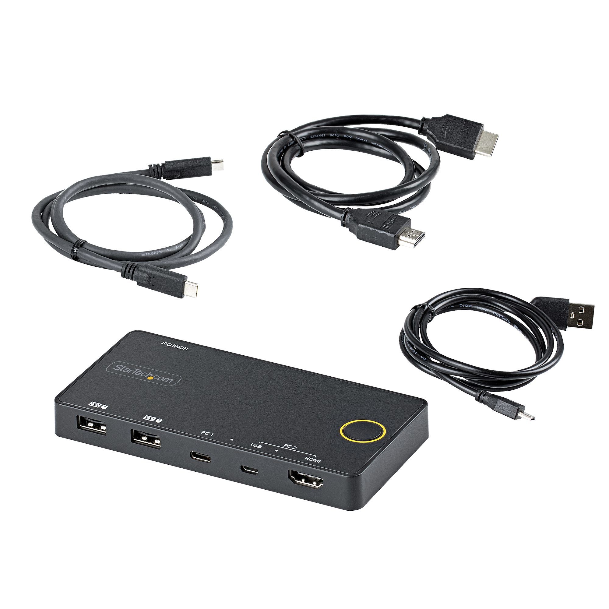2 PORT HYBRID USB-C KVM SWITCH/KVM SWITCH - 4K 60HZ HDMI 2.0_6