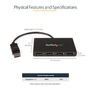MST HUB - 4-PORT DISPLAYPORT/._1