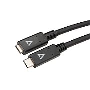 USB-C EXTN CABLE 2M BLACK F/M/USB-C EXTENSION CABLE 5 GBPS_2