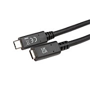 USB-C EXTN CABLE 2M BLACK F/M/USB-C EXTENSION CABLE 5 GBPS_4