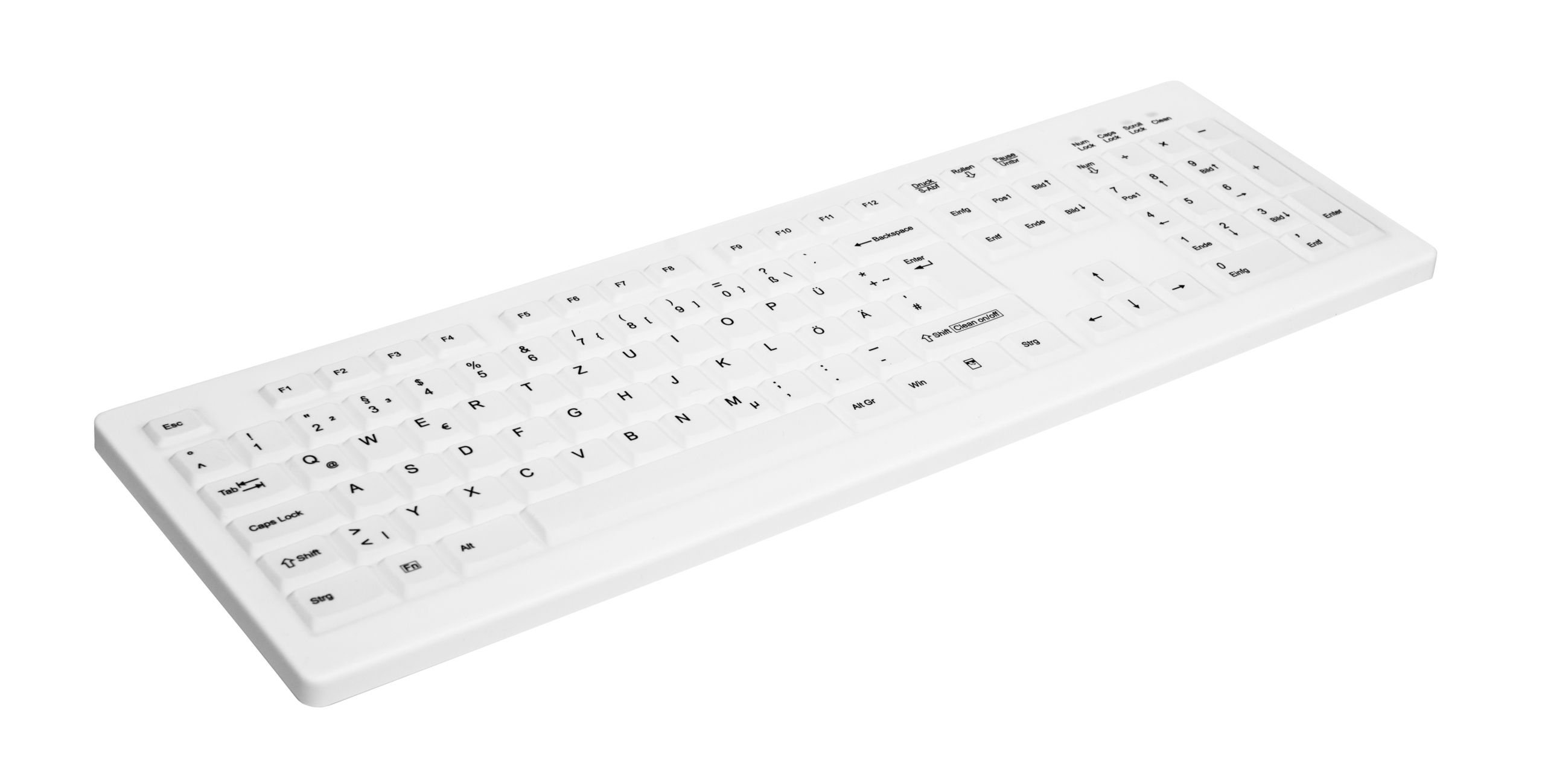 CHERRY AK-C8100 PROT. KEYBOARD/WHITE_2