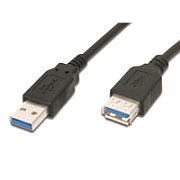 1.8M USB 3.0 CABLE A-A /M-F BK/._1