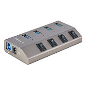 4-PT USB HUB W/ON/OFF SWITCHES/WITH INDIVIDUAL ON/OFF SWITCHES_1