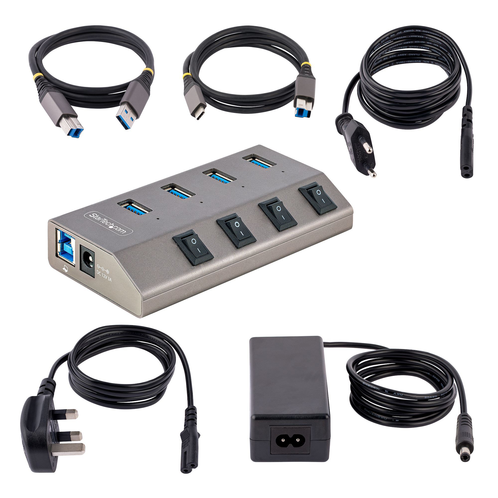 4-PT USB HUB W/ON/OFF SWITCHES/WITH INDIVIDUAL ON/OFF SWITCHES_7