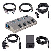 4-PT USB HUB W/ON/OFF SWITCHES/WITH INDIVIDUAL ON/OFF SWITCHES_7