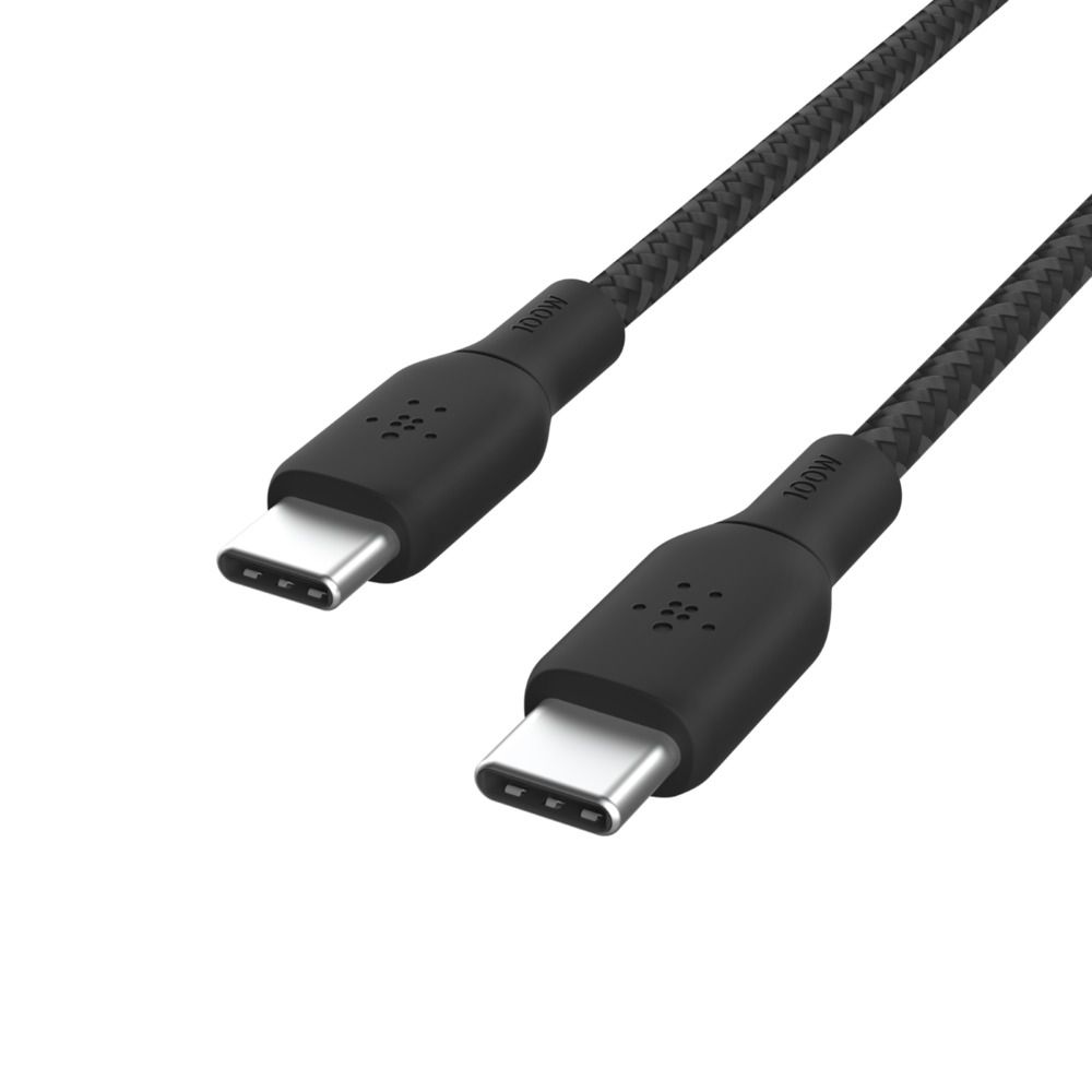 BELKIN BRAIDED USB-C/USB-C/CABLE SUPPORTS FAST CHARGING UP_5