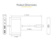 4-PORT USB-C HUB 5GBPS PD/PORTABLE HUB W/ USB-C CHARGING_6
