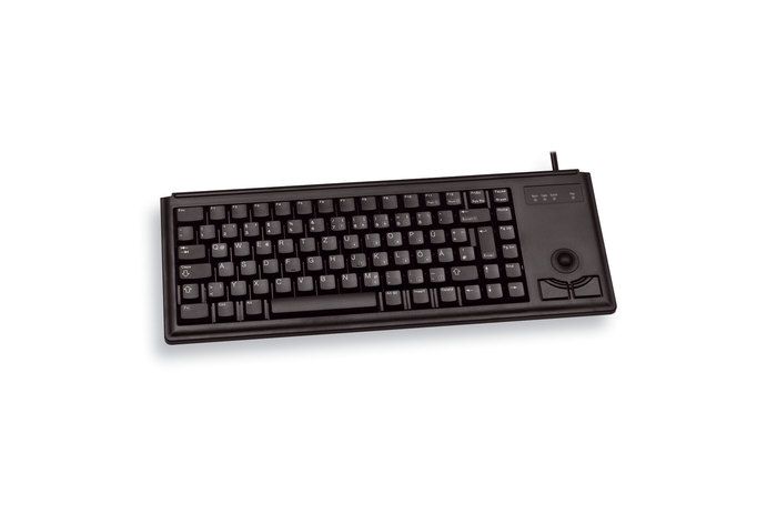 KEYBOARD USB UK MX-GOLD/SLIMLINE BLACK W/ TRACKBALL_2