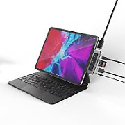 HYPERDRIVE MEDIA 6IN1 USB-C HUB/FOR IPAD PRO/AIR SILVER_2