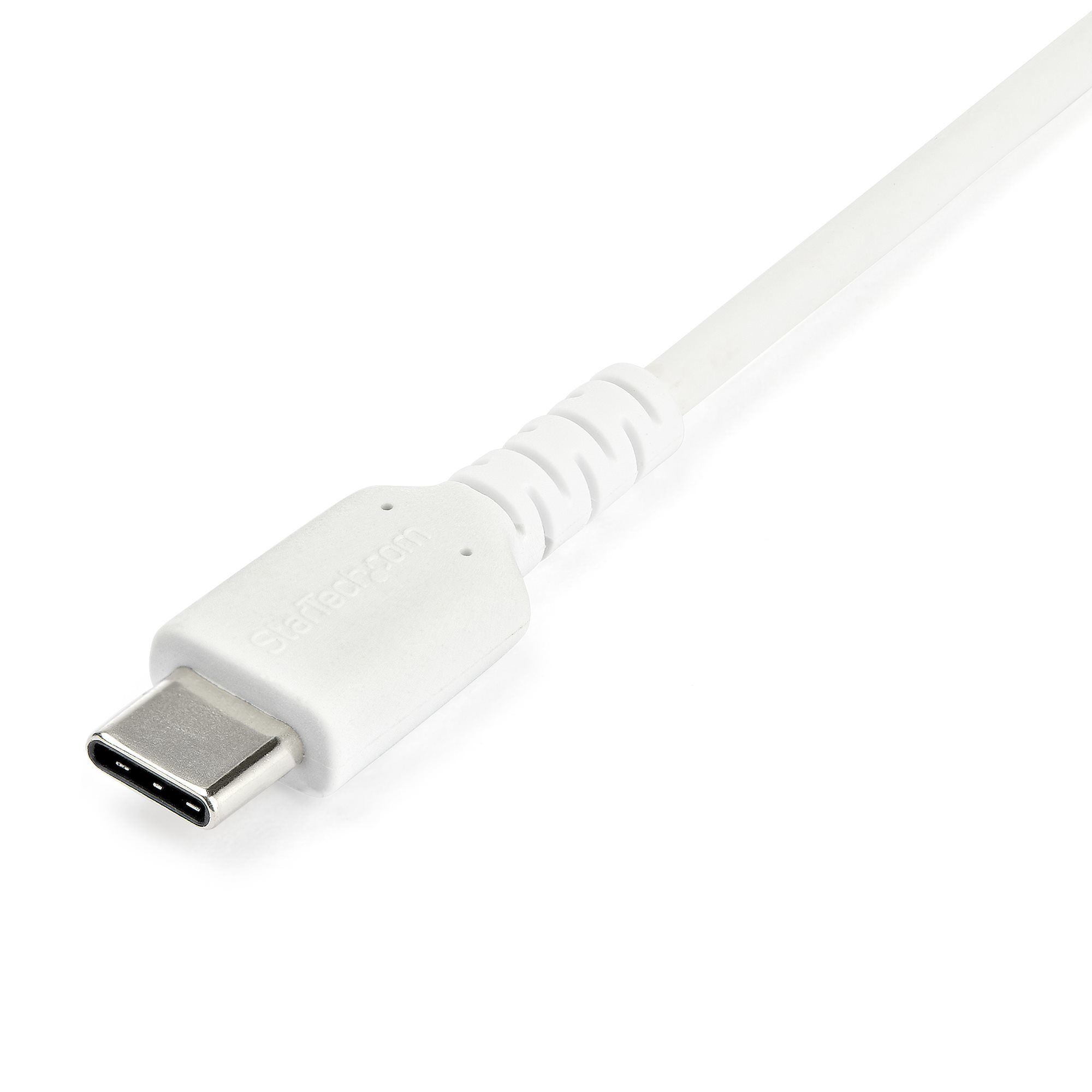 2 M USB 2.0 TO USB C CABLE/CABLE WHITE ARAMID FIBER_2