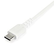 2 M USB 2.0 TO USB C CABLE/CABLE WHITE ARAMID FIBER_2