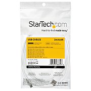 2 M USB 2.0 TO USB C CABLE/CABLE WHITE ARAMID FIBER_6