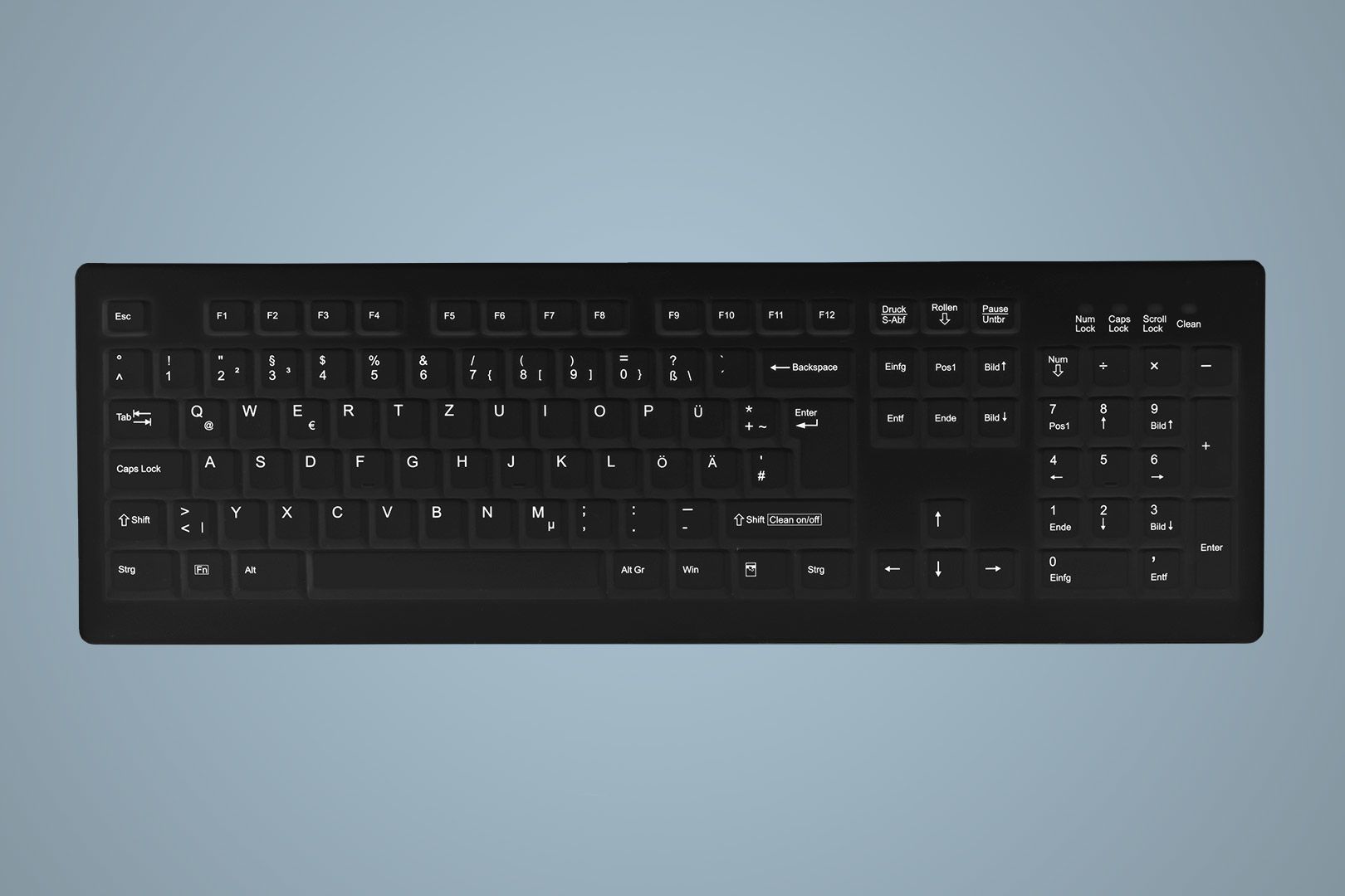 HYGIENE DESKTOP KEYBOARD SEALED/USB BLACK_3