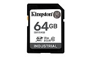 64GB SDXC INDUSTRIAL C10/-40C TO 85C UHS-I U3 V30 A1 PSLC_1