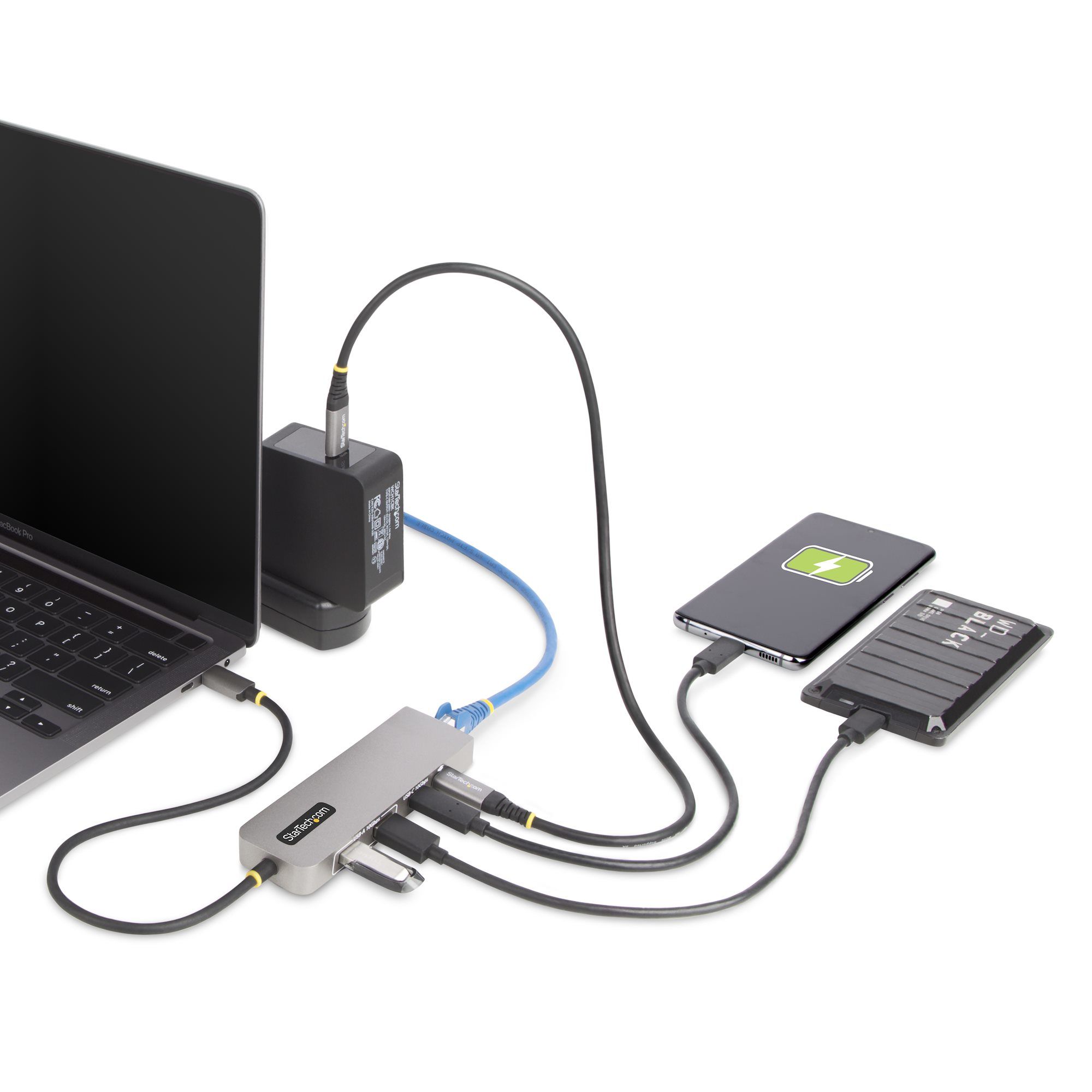 3-PORT USB-C HUB 2.5GBE PD/100W POWER DELIVERY PASSTHROUGH_7