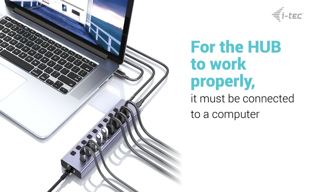 I-TEC CHARGING HUB 9PORT LAN/USB 3.0/USB-C POWER ADAPTER 60W_9