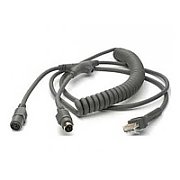Cable, IBM PS/2, KBW, Minidin Connector, Coiled, CAB-365, 6 ft._1