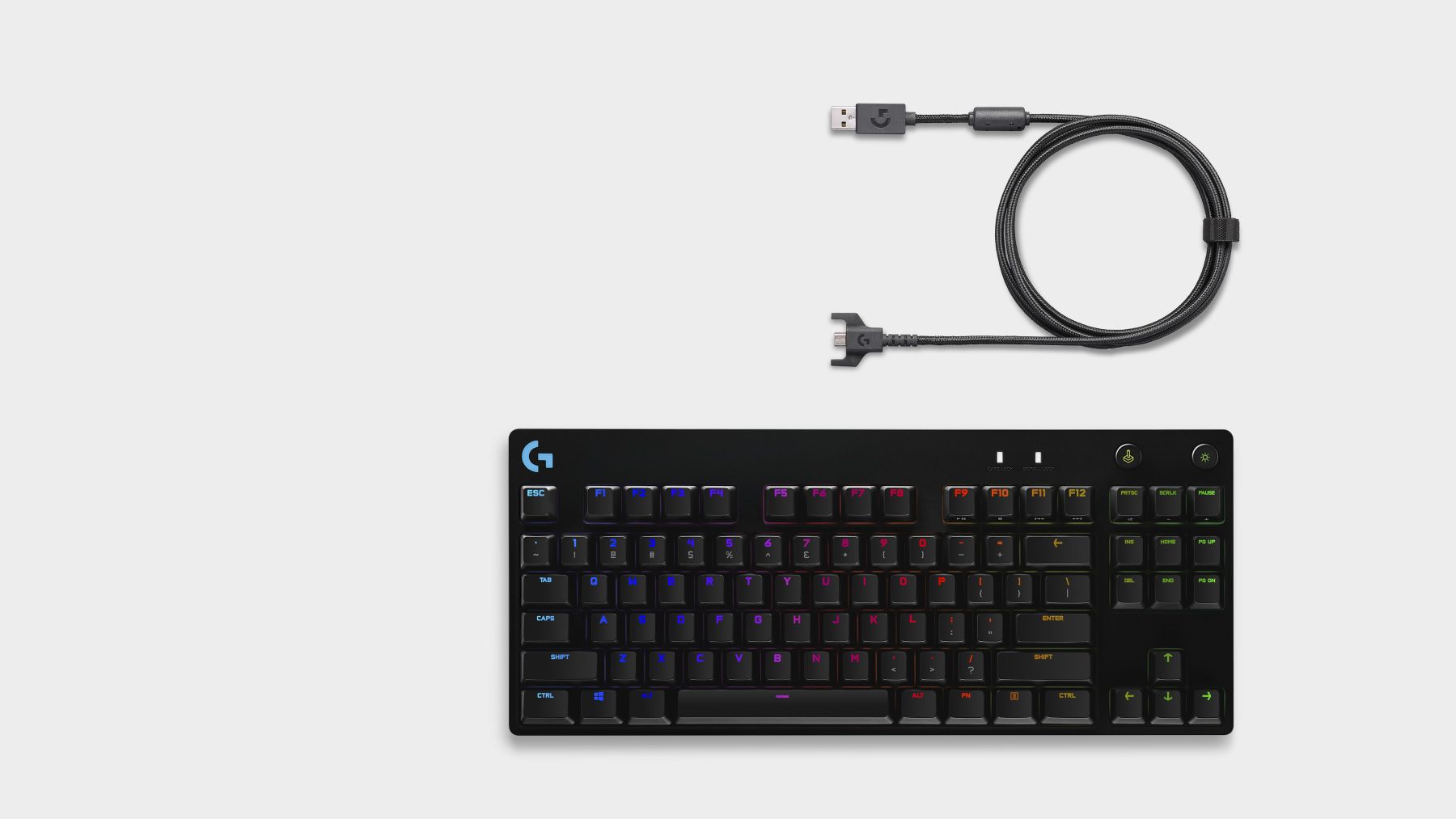 G PRO MECHANICAL GAMING KEYB./BLACK - UK - USB - N/A INTNL-973_4