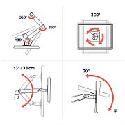 LX DESK MOUNT LCD ARM POLISHED/32IN BLACK/WHITE VESA MIS-D_3