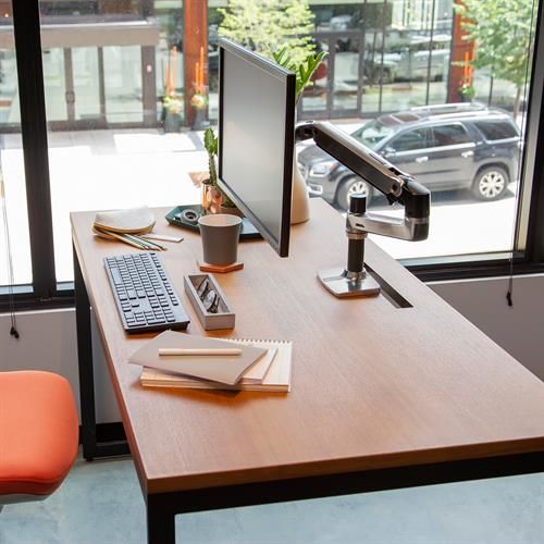 LX DESK MOUNT LCD ARM POLISHED/32IN BLACK/WHITE VESA MIS-D_6