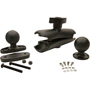 RAM MOUNT KIT, FLAT CLAMP BASE, MEDIUM ARM, 8.5 inches (215mm), BALL FOR VEHICLE DOCK REAR_2