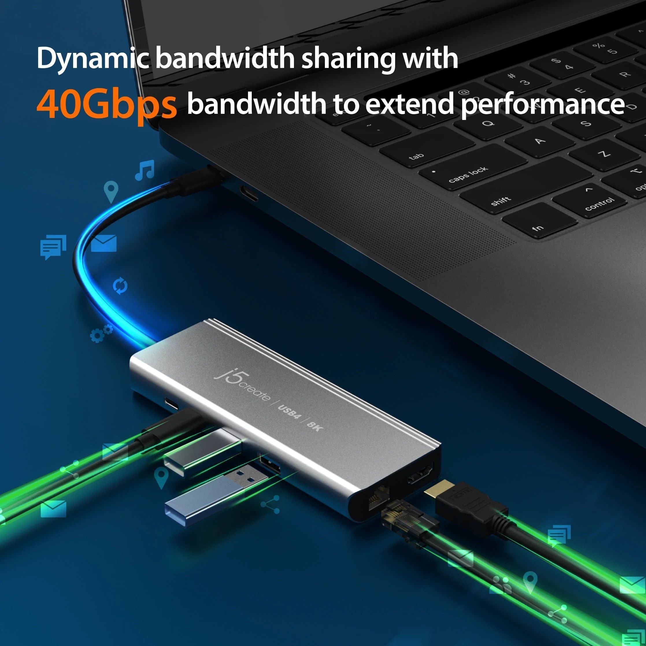 USB4 8K MULTI-PORT HUB SPACE/GREY_6