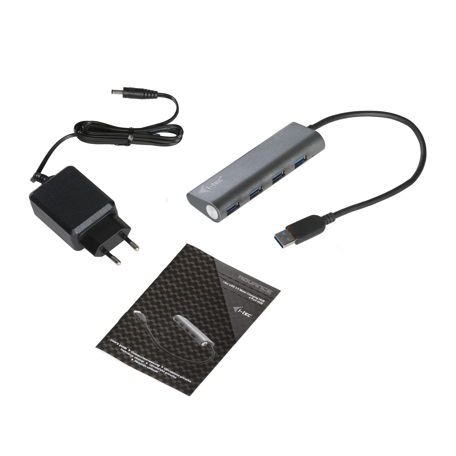 I-TEC USB 3.0 4-PORT HUB ALU./ACTIVE USB 2.0/1.1 COMP. 5GBPS_5