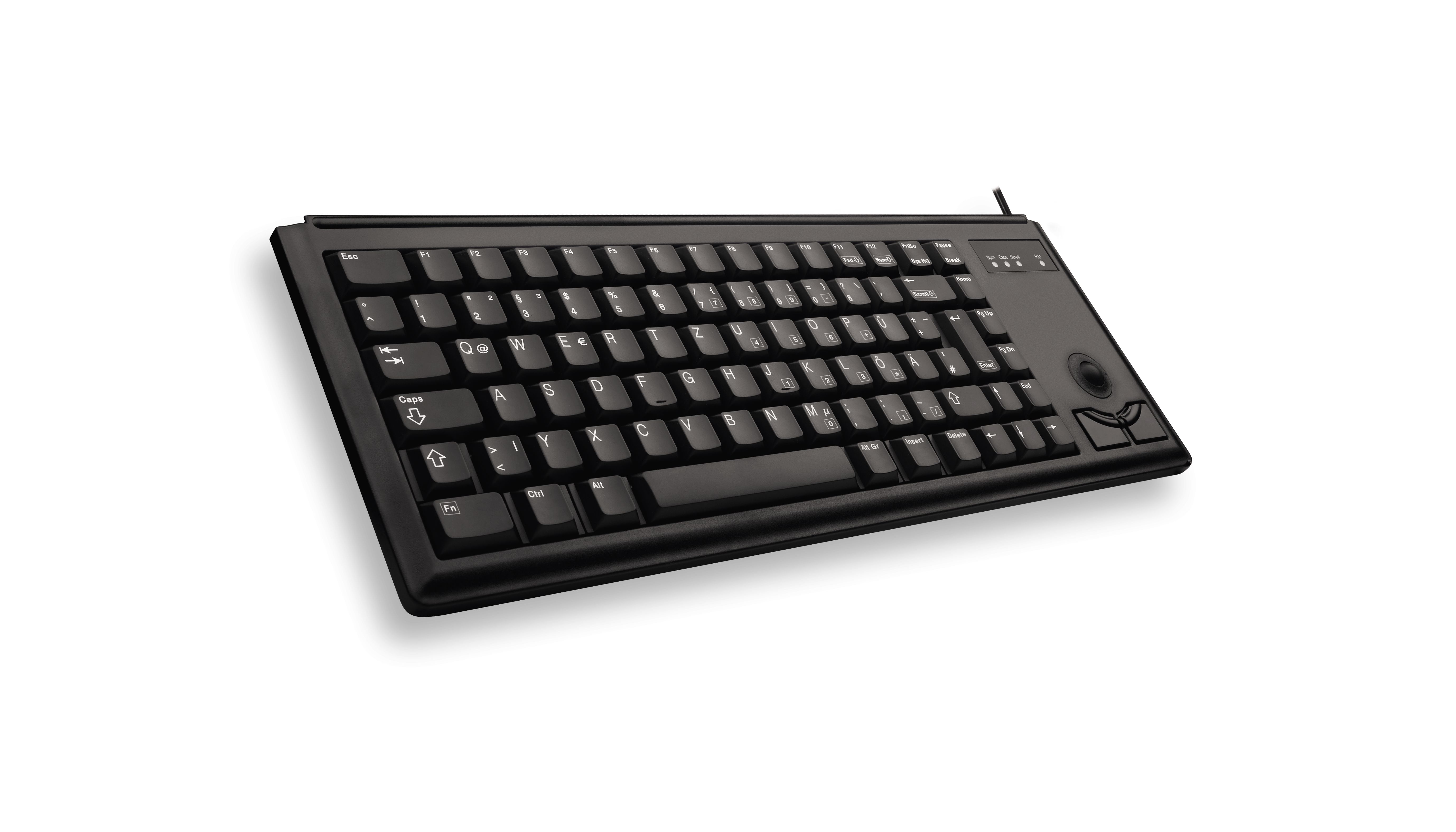 CHERRY G84-4400 BLACK KEYBOARD/USB TRACKBALL_3