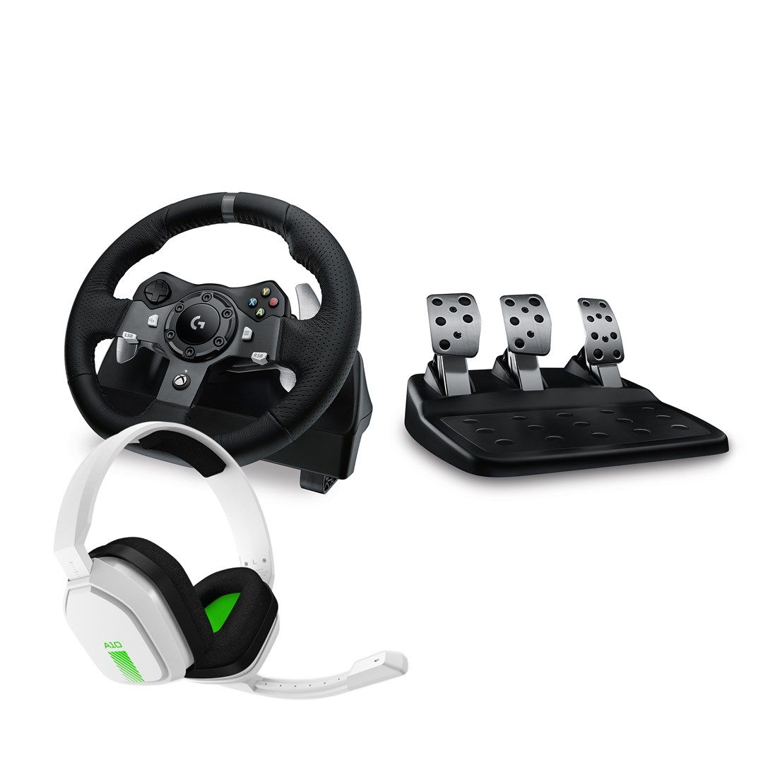 G920 DRIVING FORCE RACING WHEEL/BDL WHITE EMEA-914 G920 + A10_2