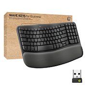 WAVE KEYS FOR BUSINESS GRAPHITE/US INTL 2.4GHZ/BTN/A-973 - B2B_1