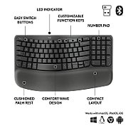 WAVE KEYS FOR BUSINESS GRAPHITE/US INTL 2.4GHZ/BTN/A-973 - B2B_6