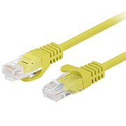 LANBERG PCU5-20CC-0025-Y Lanberg Patchcord RJ45 cat. 5e UTP 0.25m Yellow, 10-Pack_1