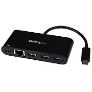 USB-C ADAPTER TO ETHERNET/W/3PORT USB 3.0 HUB + PS_6
