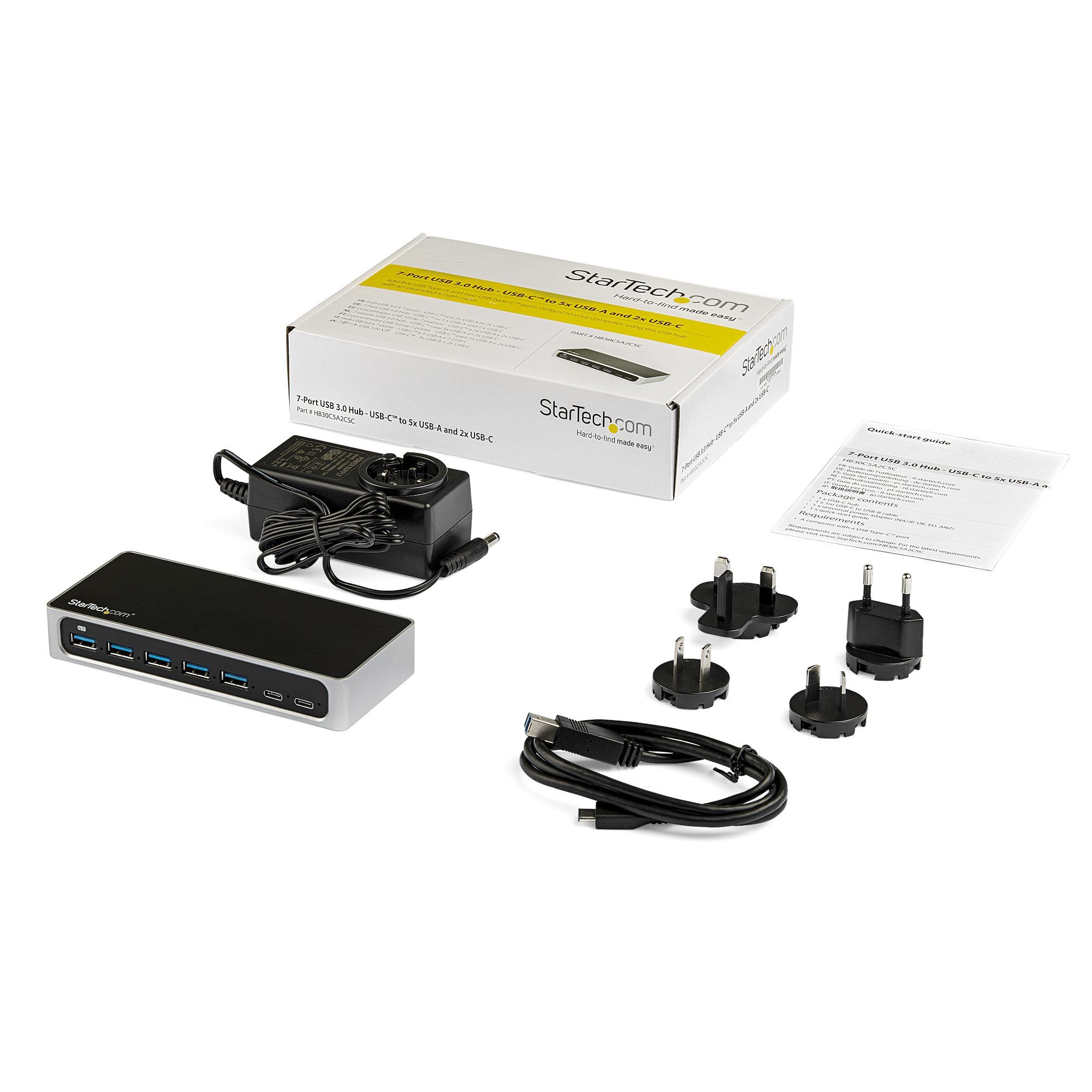 7PORT USB C HUB - USB-C TO 2X C/+ 5X A - USB 3.0 HUB_5