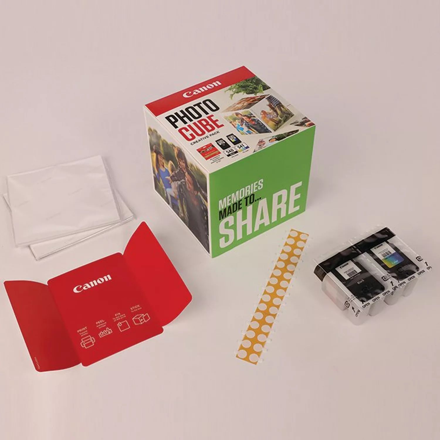 PG-540/CL-541 PHOTO CUBE/CREATIVE PACK WHITE GREEN (5X5 P_4