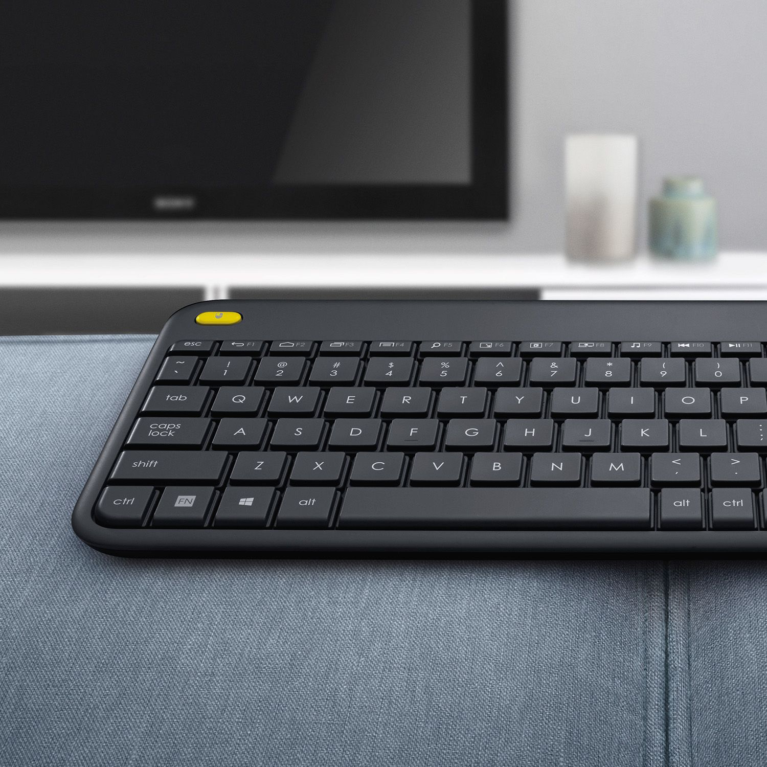 WIRELESS TOUCH KEYBOARD K400+/DARK - NLB - 2.4GHZ CENTRAL_16