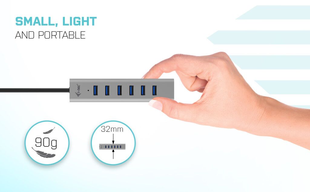 I-TEC USB-C CHARGING HUB 7 PORT/CHARGING METAL HUB 7 PORT_9
