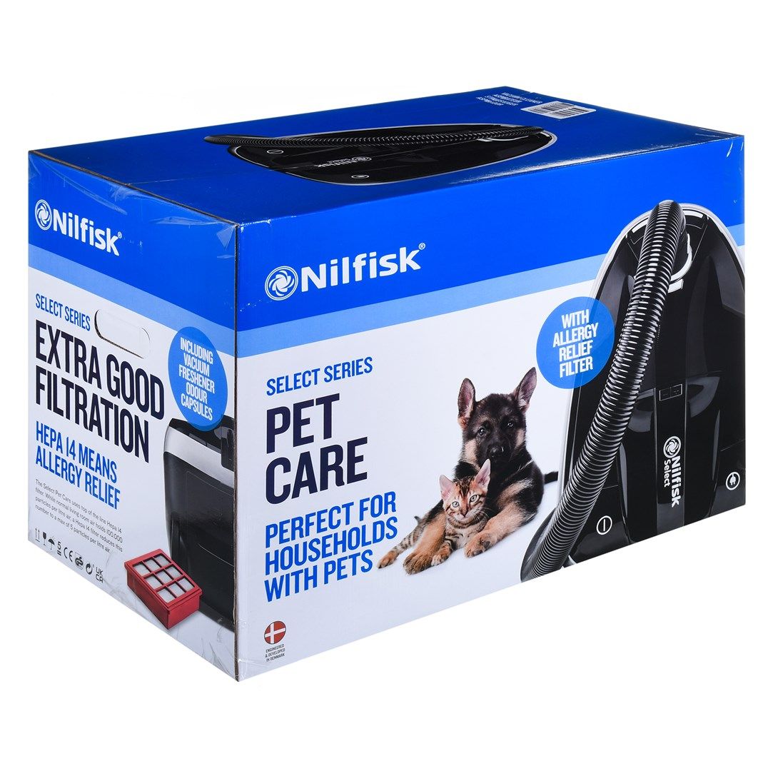 Nilfisk Select Pet Care Vacuum Cleaner Vacuum Cylinder 3.1 l 650 W Dust bag Black_14