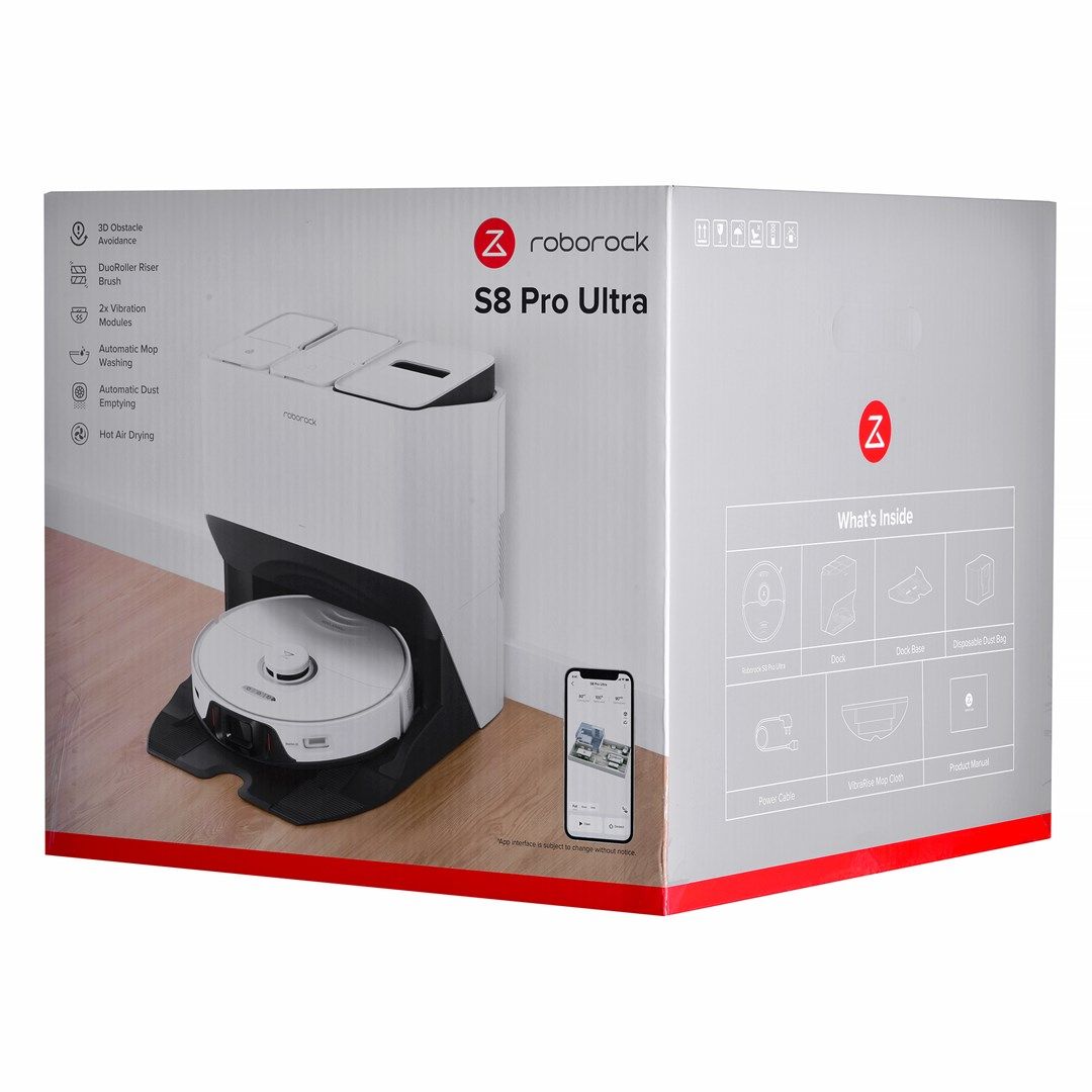 Roborock S8 Pro Ultra robot vacuum 0.35 L Bagless White_6