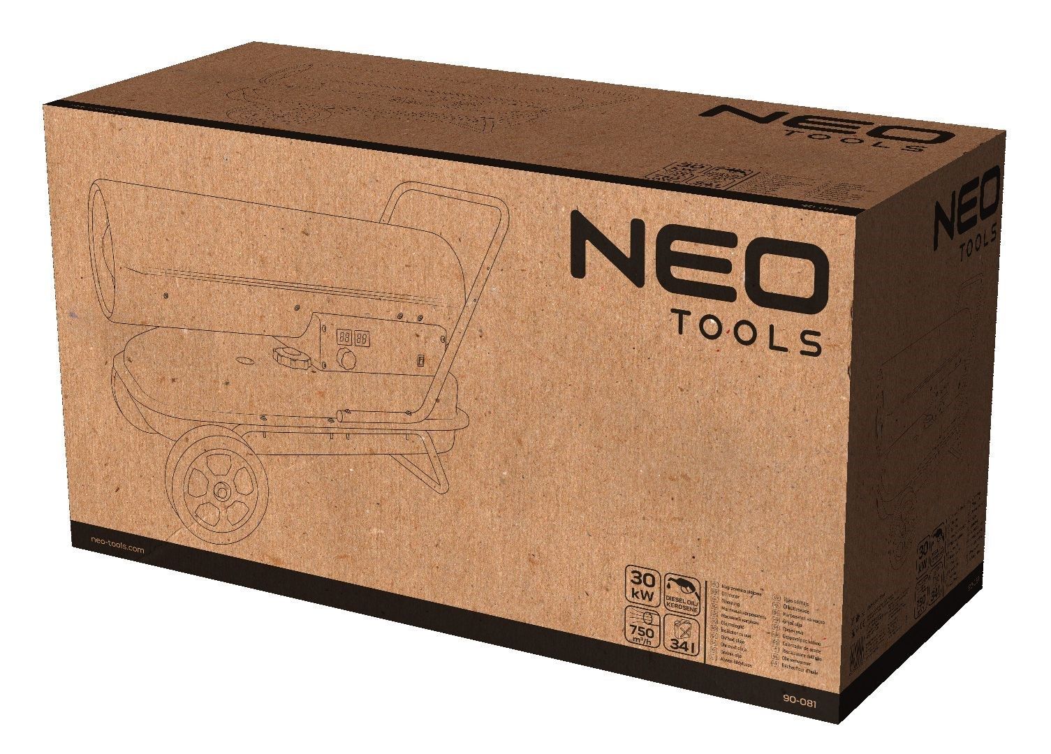 Oil heater 30KW NEO Tools 90-081_8