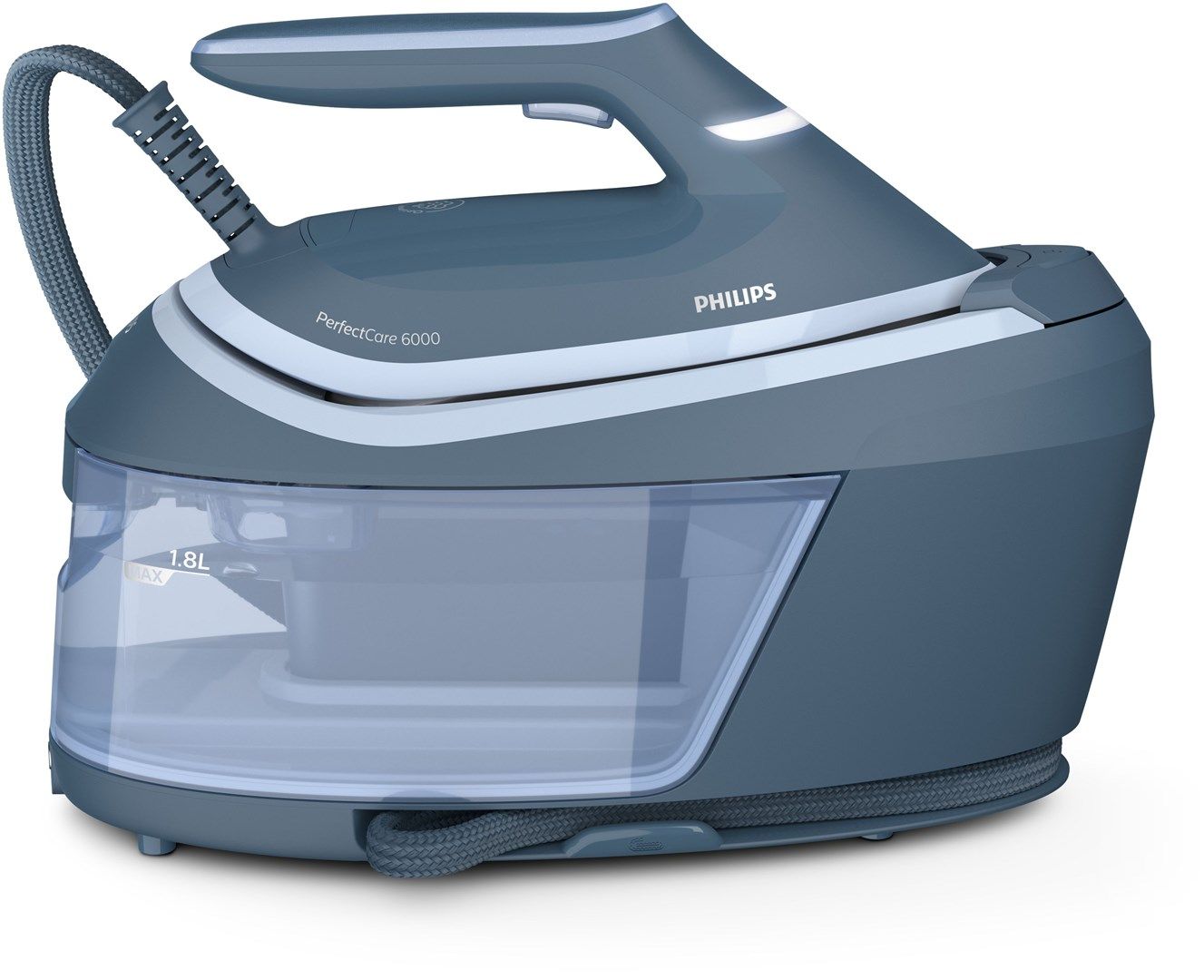 Ironing System | PSG6042/20 PerfectCare 6000 Series | 2400 W | 1.8 L | 8 bar | Auto power off | Vertical steam function | Calc-clean function | Blue_2