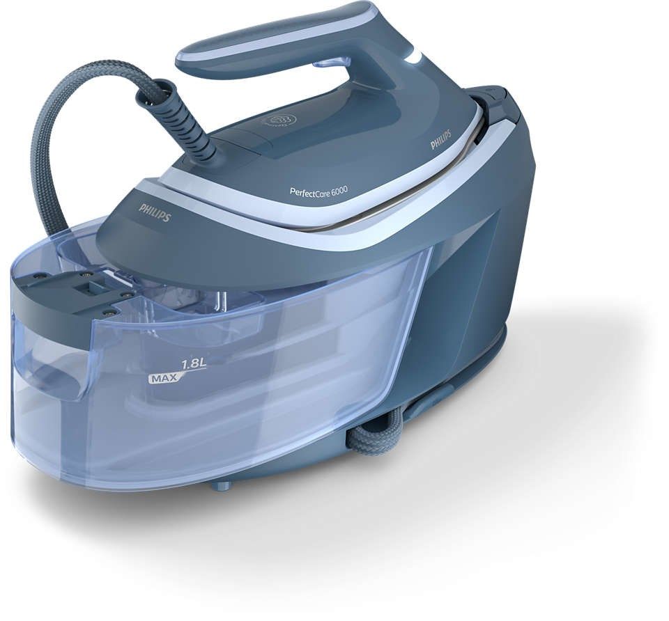 Ironing System | PSG6042/20 PerfectCare 6000 Series | 2400 W | 1.8 L | 8 bar | Auto power off | Vertical steam function | Calc-clean function | Blue_13
